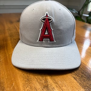 Los Angeles Angels Gray Men's Custom New Era Hat