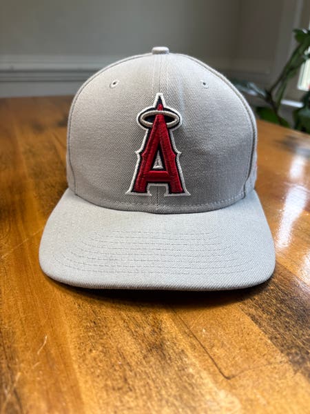 Los Angeles Angels Gray Men's Custom New Era Hat SidelineSwap