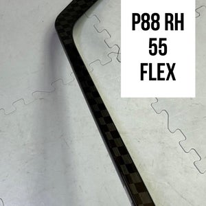 Intermediate(1x)Right P88 55 Flex 63” PROBLACKSTOCK Pro Black Out Unbranded Pro Stock Hockey Sticks