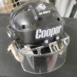 Vintage Cooper SK2000 M Hockey Helmet (Used) New Foam! with Shield