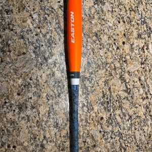 STUNNING!! GENTLY USED & RARE SIZE ORANGE BOMBER BAT!!  Easton Mako 28/17 (-11)