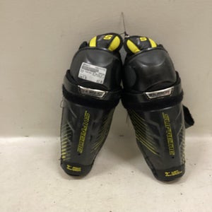 Used Bauer SUPREME 1S Youth Shin Guards Black 9" 11725-S000485187