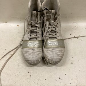 Used Under Armour LAX Cleats Boys White Junior 02.5 11725-S000485051