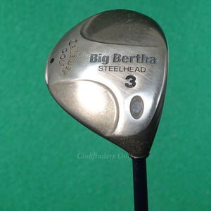 Lady Callaway Big Bertha Steelhead Fairway 3 Wood Ladies Gems 99 Graphite Ladies
