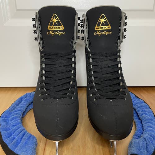 Jackson Ultima Mystique JS1592 Men's Black Figure Ice Skates Size 7.5 M