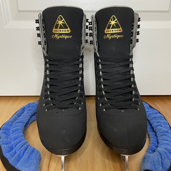 Jackson Ultima Mystique JS1592 Men's Black Figure Ice Skates Size 7.5 M