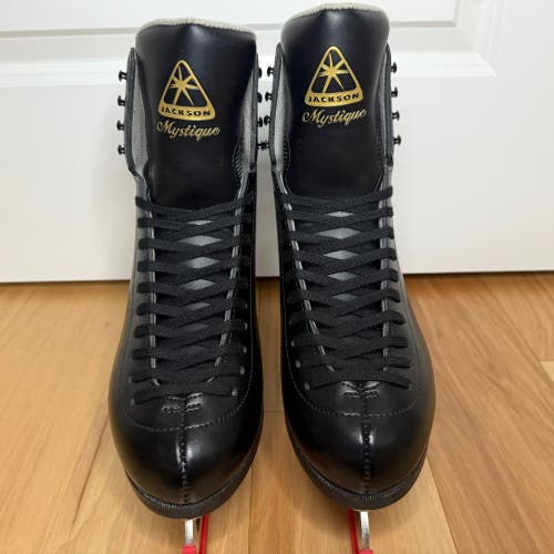 Jackson Ultima Mystique JS1592 Men's Black Figure Ice Skates Size 9.5 M