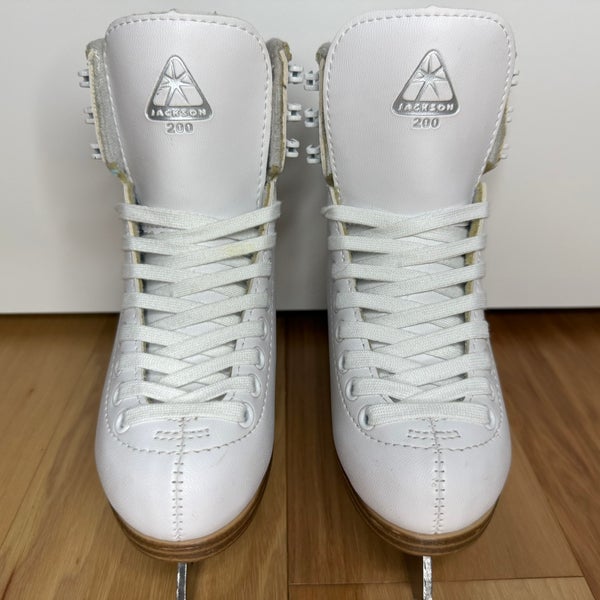 Jackson Ultima Classic 200 Youth Girls Figure Ice Skates Size 12