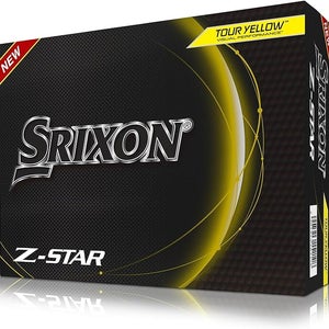 Srixon Z-Star Golf Balls (Tour Yellow, Spinskin, 12pk) 2023 NEW