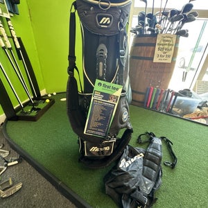 Mizuno Twister Stand Bag 6-way dividers W/ Rain Cover And Strap