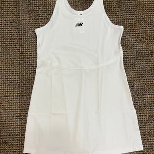 White Large Women's New Balance Tournament Dress (New)