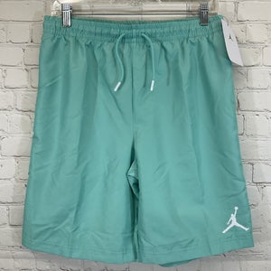 Kid's 95B466-E8G JUMPMAN Polyester Woven Athletic Shorts Emerald Rise XL