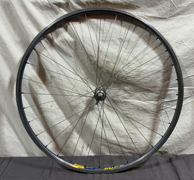 Vintage Mavic Reflex SUP 32-Spoke Aluminum 700C Front Wheel