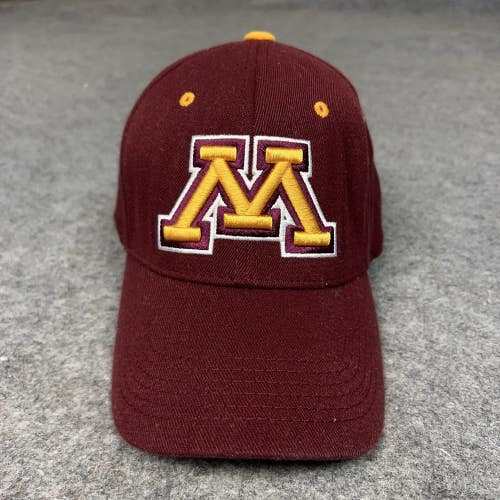 Minnesota Golden Gophers Hat Cap Flex Mens One Size NCAA Football Maroon Gold