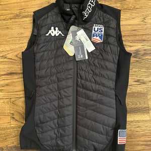 US Ski Team Kappa Black Adult Unisex Medium  Vest (New)