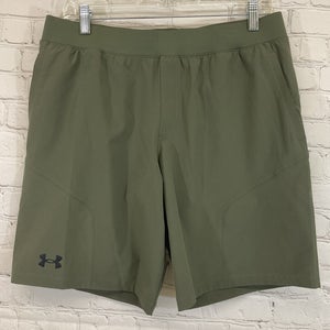 Under Armour 1383127 Boy's Loose Fit B-Unstoppable Athletic Shorts Green YXL