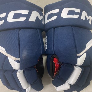 CCM Next 14" navy blue hockey gloves