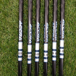ACCRA IS5 PURED IRON SHAFT SET SENIOR FLEX .370 TIP VERYGOOD