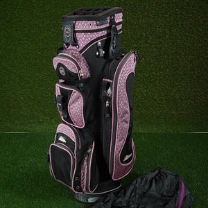 DATREK IDS CART BAG 14 WAY DIVIDERS, WOMEN'S / LADIES, BLACK / PINK ~ L@@K!!
