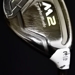 TAYLORMADE M2 3-HYBRID LOFT: 19 SHAFT: REGULAR LENGHT: 41 IN RIGHT HANDED
