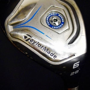 TAYLORMADE JETSPEED 6-HYBRID LOFT: 28 SHAFT: LADIES LENGHT: 39 IN RIGHT HANDED