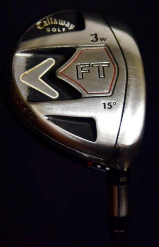 CALLAWAY FT 3-WOOD LOFT:15 SHAFT: STIFF LENGHT: 44 IN RIGHT HANDED