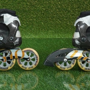 2007 K2 RADICAL PRO ILQ9 100mm x 110MM INLINE SPEED SKATES, US 8 EU 40.5
