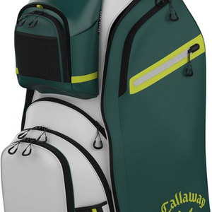 NEW Callaway Golf 2025 Cargo White/Forest/Flo Yellow Cart Golf Bag
