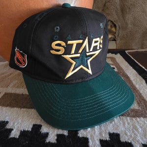 Vintage Black & Green Dallas Stars Sports Specialities Snapback Hat