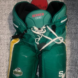 Large Senior Humboldt Broncos SJHL Sherwood Rekker EK40 Hockey Pants Pro Stock (Used)