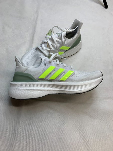 Adidas Ultraboost 5 Running Shoe Men's 9 White Volt Green JH9072 Training |  SidelineSwap | Buy and Sell on SidelineSwap