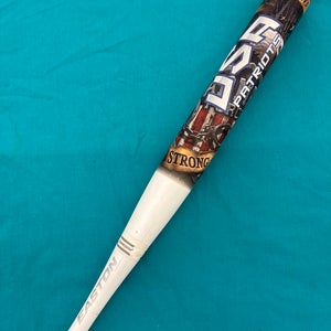 White 2021 Easton Patriots Bat (-6.5) Composite 27.5 oz 34" (Used)