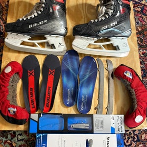 Bauer vapor 5x pro skates with Extra Blades
