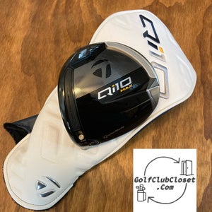 LH Mint! TaylorMade Qi10 Max Driver Left Handed / Head Only 10.5°