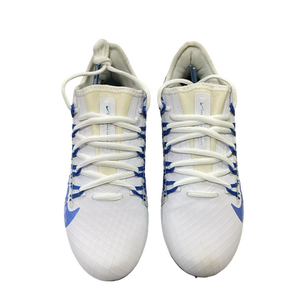Used Nike ALPHA HUARACHE 7 PRO UNC LAX Cleats Boys Carolina Blue Junior 05 11613-S000161361