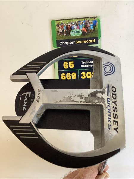 Odyssey Works 2ボール FANG 36インチ ODYSSEY WORKS VERSA 2-BALL FANG LINED 36INCH PUTTER GOLF