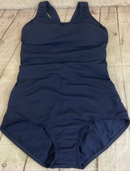 Dolfin AquaShape Womens Size 12 One Piece Swim Suit Chlorine Resistant Material