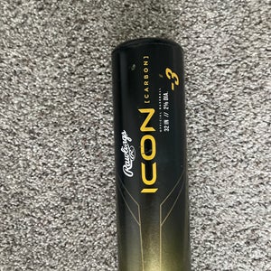 2024 Rawlings Icon Composite BBCOR Certified Bat (-3)  29 oz 32" (Used)