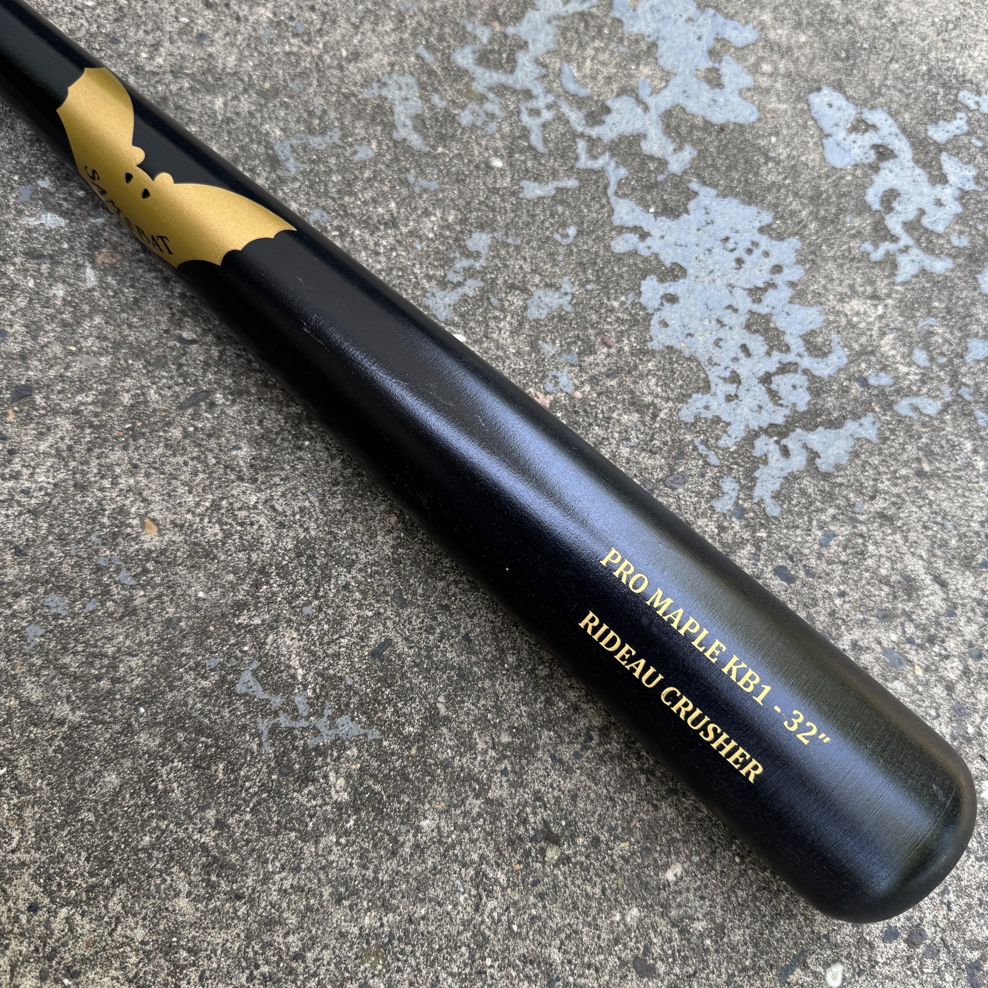 サムバット　Rideau Crister Pro Maple KB1 33.5\" Sam Bat - Custom KB1 - Maple Wood Baseball Bat – SAM BAT USA
