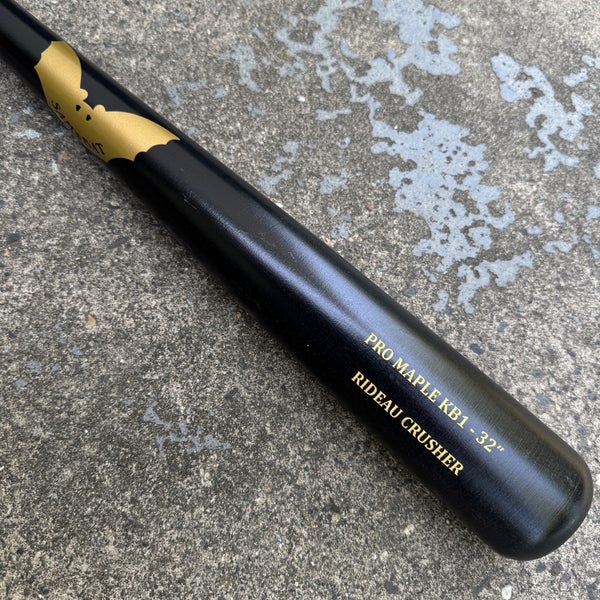 RIDEAU CRUSHER プロメープルバット 33インチ Sam Bat Rideau Crusher Pro Maple MMO Wood Baseball Bat 33