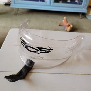 Lacrosse Goalie Chin Neck guard protection clear