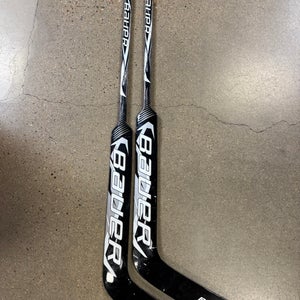 *2-Pack* Intermediate Bauer Supreme One60 Goalie Stick | Full Right 24.5" Paddle P31 Flex 67 (Used)