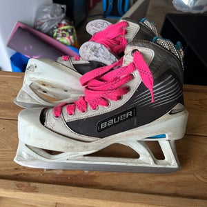 2013 Bauer Reactor 2000 Hockey Goalie Skates Regular Width 8.5 (Used)