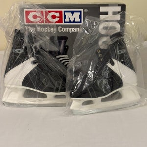New w/Box Vintage CCM Intruder 55 Senior Men's Ice Hockey Skates 8D