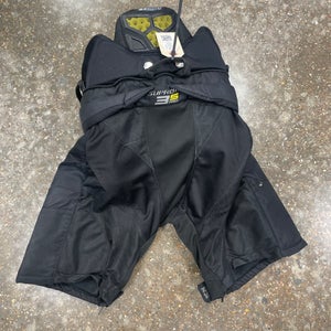 Black Junior Small Bauer Supreme 3S Pro Hockey Pants (Used)