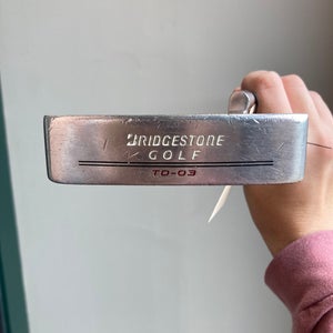 Used Bridgestone TD-03 Right Handed Blade Putter 34.25"