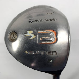 TaylorMade Burner 2008 3 Fairway Wood 15* REAX 49g Regular Graphite Mens RH