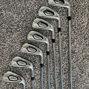 Men's Titleist 718 AP3 Right Handed Iron Set Stiff Flex 7 Pieces Steel Shaft (Used)