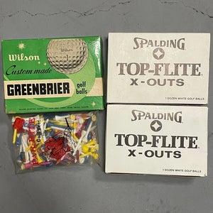 Balls 36pcs/Bag Of Tees 100pcs