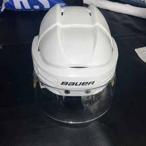 Used Bauer Helmet reakt 75 White Medium